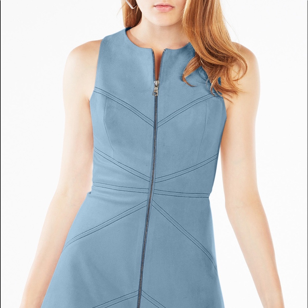 Suede BCBG MAXAZRIA Mini Dress